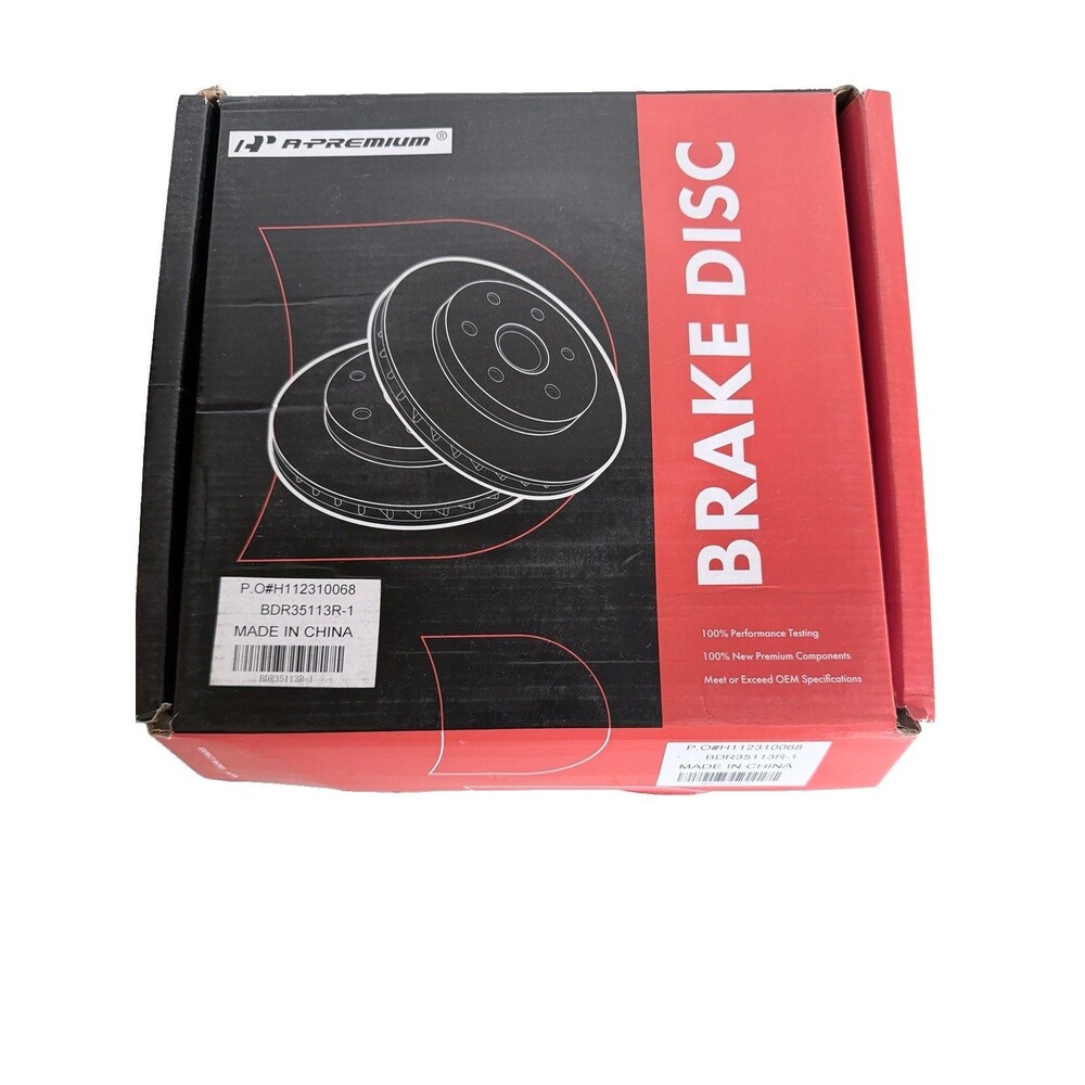 A-Premium Brake Disc Rotor Part # BDR35113R-1 OEM Replacement (Single Rotor)